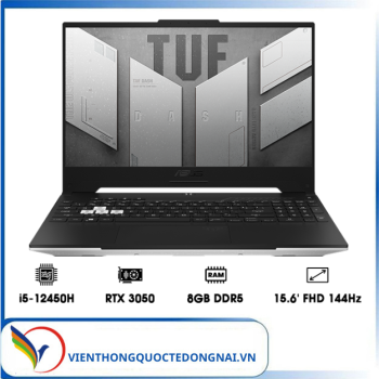 Laptop ASUS TUF Dash F15 FX517ZC-HN079W (i5-12450H | 8GB | 512GB | GeForce RTX™ 3050 4GB | 15.6' FHD 144Hz | Win 11)