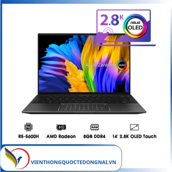 Laptop ASUS ZenBook 14X OLED UM5401QA-KN209W (R5-5600H | 8GB | 512GB | AMD Radeon Graphics | 14' 2.8K OLED 100% DCI-P3 Touch | Win 11)