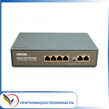 Switch  PPOE 4 Port APTEK SF1042P 