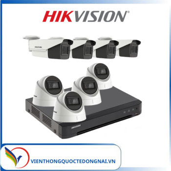 ComBo 8 Mắt Camera HIKVISION 8MP 4K Chính Hãng