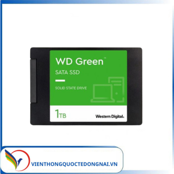 Ổ CỨNG SSD WD GREEN 1TB SATA3 2.5 INCH (ĐỌC 545MB/S - GHI 465MB/S) - (WDS100T3G0A)