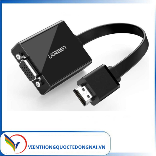 Dây chuyển đổi  HDMI sang VGA+ Audio Ugreen  40248