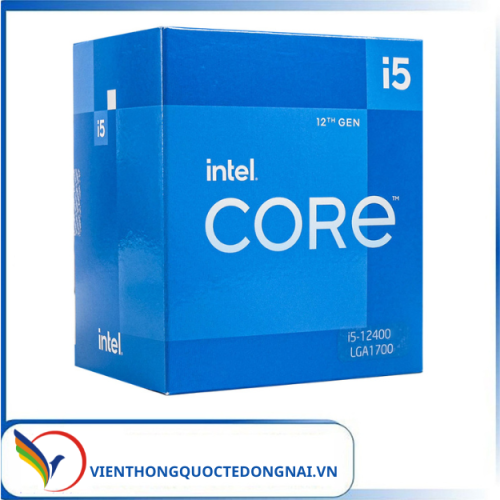 CPU Intel Core i5-12400 (2.50GHz Up To 4.40GHz, 6 Nhân 12 Luồng,18MB Cache, 65W ) – Hàng chính hãng