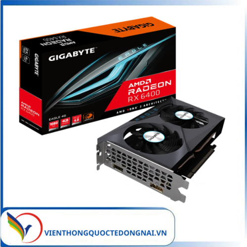 VGA Gigabyte RX 6400 Eagle 4GB GDDR6 (GV-R64EAGLE-4GD)