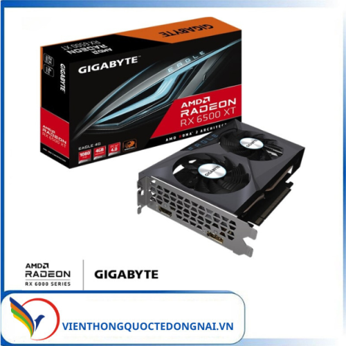 VGA Radeon RX 6500 XT 4GB GDDR6 Gigabyte EAGLE (GV-R65XTEAGLE-4GBD)