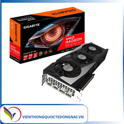 VGA Gigabyte RX 6750 XT Gaming OC 12GB GDDR6 (GV-R675XTGAMING OC -12GD)