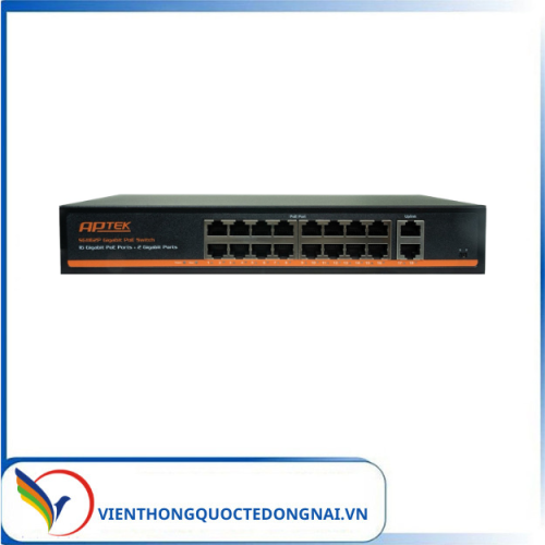 Switch 16 cổng PoE  APTEK SF1162P