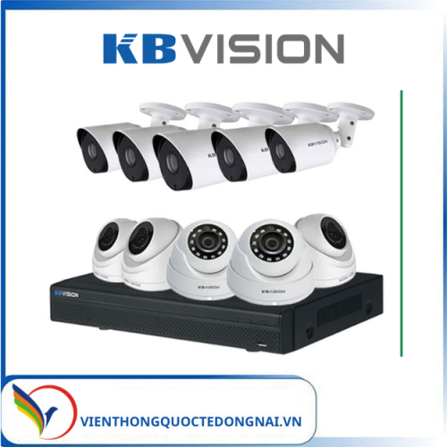 ComBo 10 Mắt Camera KBVISON 2.0mp Chính Hãng