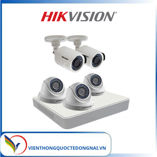 ComBo 5 Camera HIKVISION 2.0mp Chính Hãng