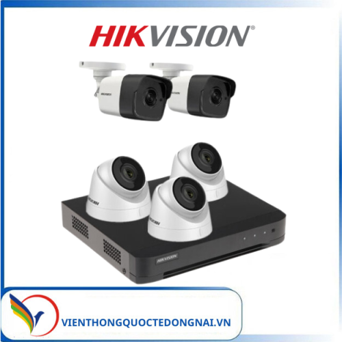 ComBo 5 Mắt Camera HIKVISION 5.0mp Chính Hãng