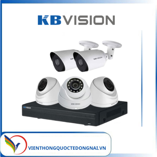 ComBo 5 Mắt Camera KBVISON 2.0mp Chính Hãng