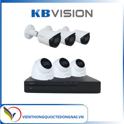 ComBo 6 Mắt Camera KBVISON 2.0mp Chính Hãng