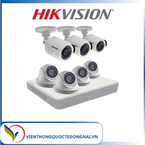 ComBo 7 Mắt Camera HIKVISION 2.0mp Chính Hãng