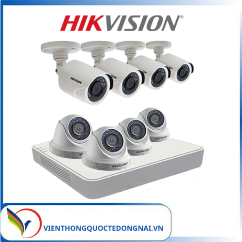 ComBo 8 Mắt Camera HIKVISION 2.0mp Chính Hãng