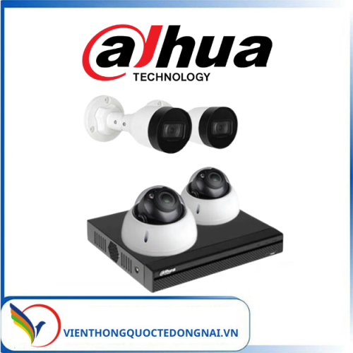 ComBo 4 Mắt Camera DAHUA 2.0mp Chính Hãng