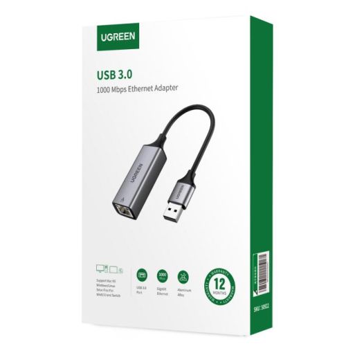 USB 3.0 to Lan 1000Mbps - Vỏ nhôm Ugreen 50922