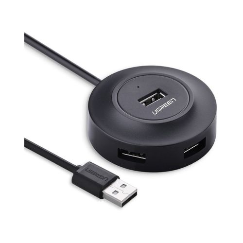Bộ Chia 4 cổng USB 2.0 Ugreen 20277 (Màu đen)