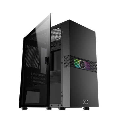 Vỏ case Xigmatek FADIL 1F - EN47970 (Màu Đen/ 1 Fan RGB)