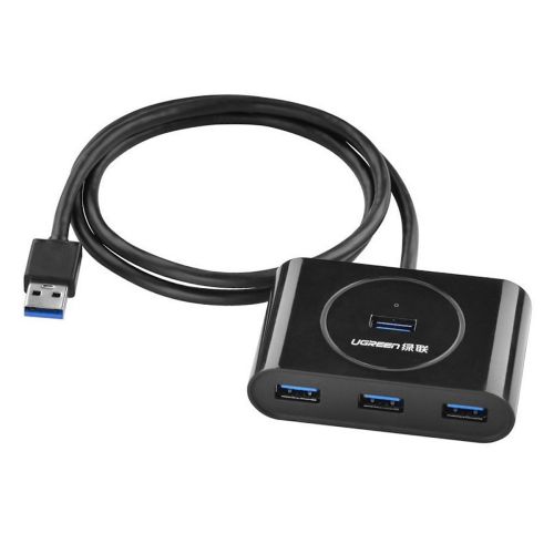 Bộ chia Hub USB 3.0 4 cổng màu đen dài 1M Ugreen ( 20291)