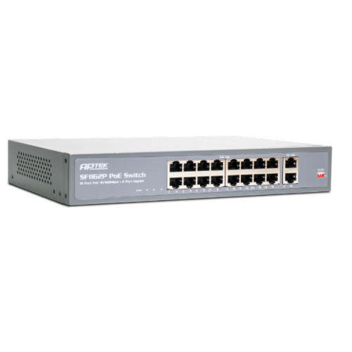 Switch 16 Port PoE APTEK SF1162P