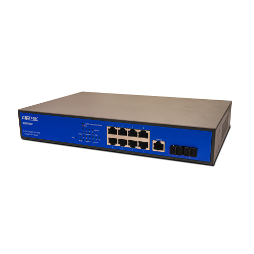 Switch 8 Port PoE L2 Managed Gigabit APTEK SG2082P 