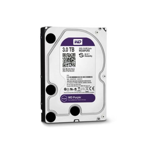 Ổ cứng Western Digital Purple 3TB 64MB Cache 5400RPM WD30PURZ