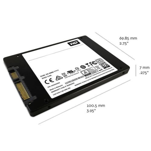 Ổ CỨNG SSD WD GREEN 1TB SATA3 2.5 INCH (ĐỌC 545MB/S - GHI 465MB/S) - (WDS100T3G0A)