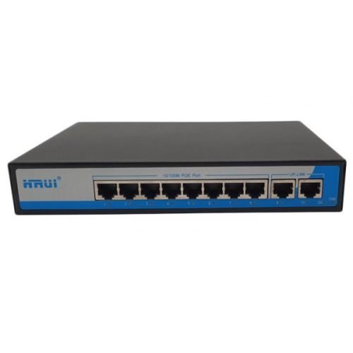 Switch PoE 8 Port HRUI HR902-AF-82N-96